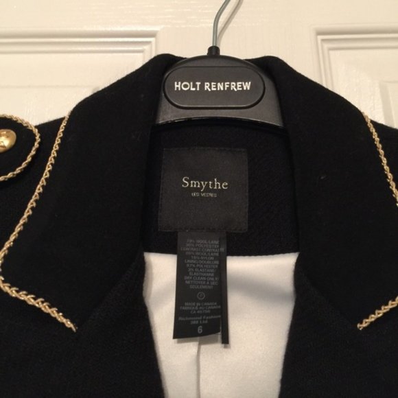 Smythe Military Blazer with Gold Piping & Buttons - Picture 2 of 5